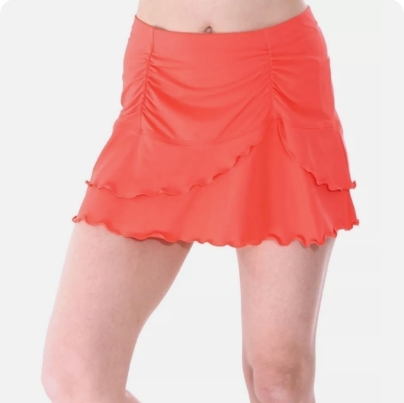 Ruffled Swim Skirt Bikini Bottom Swimsuit Swimwear NEW. - Picture 5 of 7